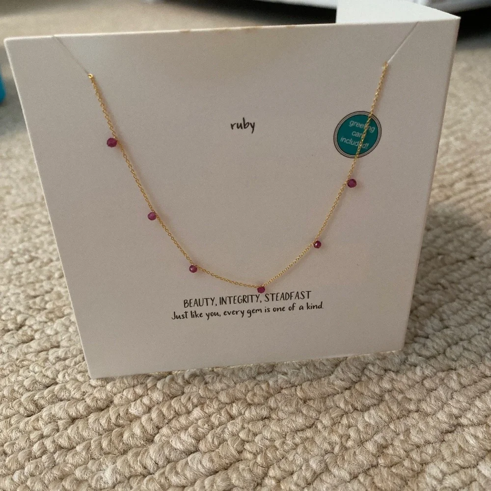 Ruby necklace - Picture 1 of 3